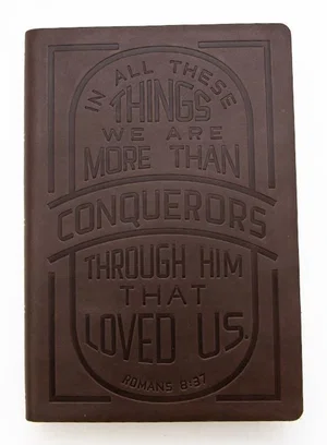 KJV Large Print Verse Art Cover Bible - Brown