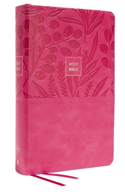 Image of KJV Personal Size Large Print Single-Column Reference Bible – Pink