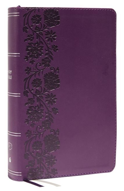 Image of KJV Personal Size Large Print Single-Column Reference Bible – Purple