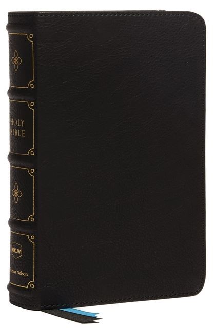 Image of Nkjv, Compact Bible, MacLaren Series, Leathersoft, Black, Comfort Print: Holy B