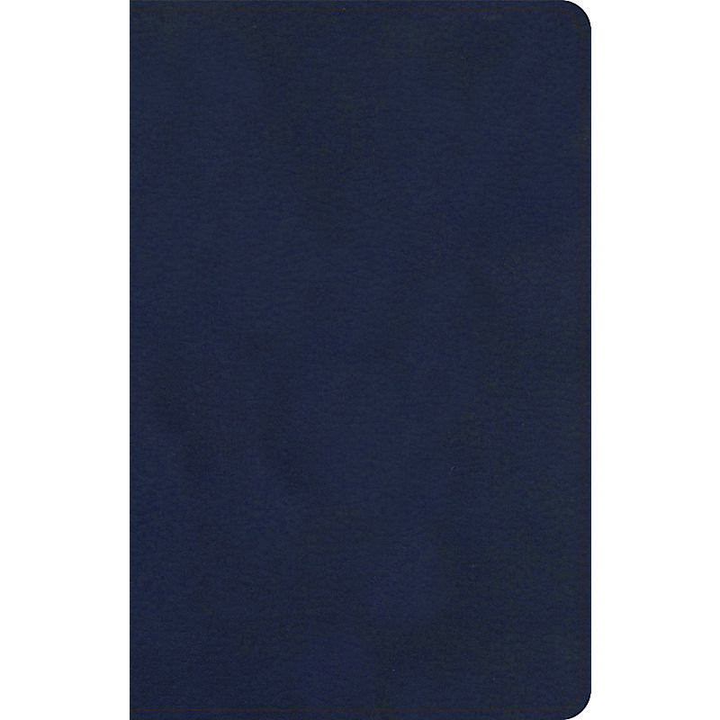 Image of KJV Single-Column Compact Bible, Navy Leathertouch