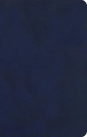 KJV Single-Column Compact Bible, Navy Leathertouch