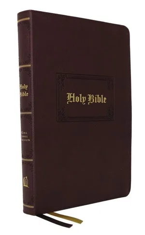 KJV Large Print Centre-Column Reference Bible - Burgundy