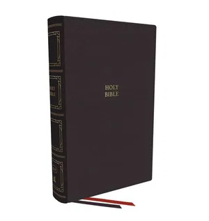 KJV Paragraph-Style Large Print Thinline Bible - Black