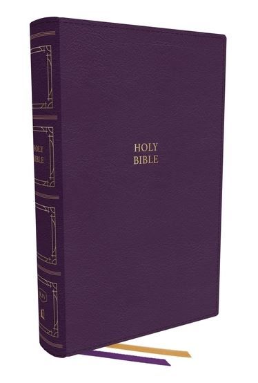 Image of KJV Paragraph-Style Large Print Thinline Bible – Purple
