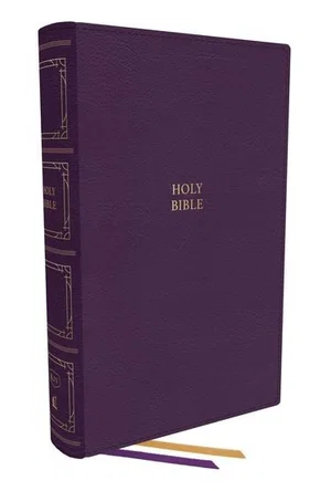 KJV Paragraph-Style Large Print Thinline Bible - Purple
