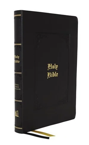 KJV Large Print Reference Bible, Vintage Series - Black