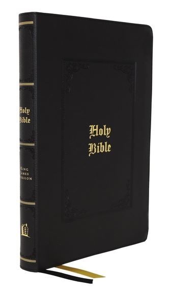 Image of KJV Large Print Reference Bible, Vintage Series Thumb Indexed – Black