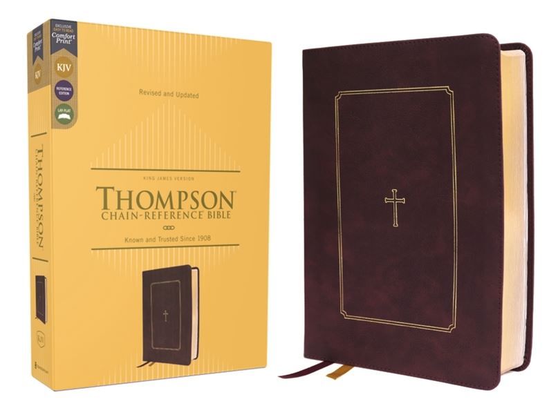 Image of KJV Thompson Chain-Reference Bible – Burgundy