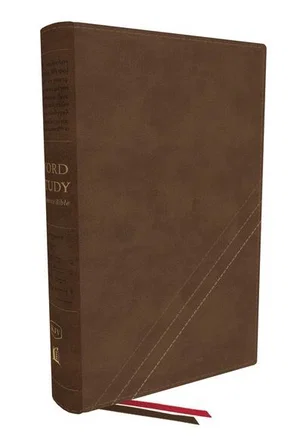 KJV Word Study Reference Bible - Brown