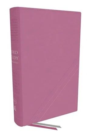 KJV Word Study Reference Bible - Pink