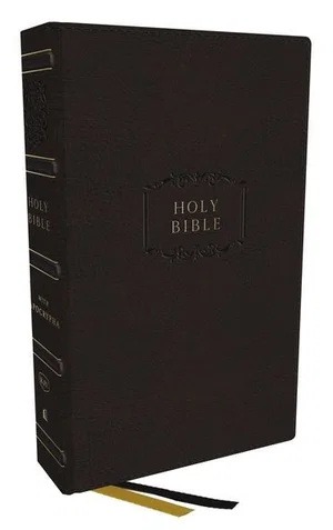 KJV, Centre-Column Reference Bible with Apocrypha, Leathersoft