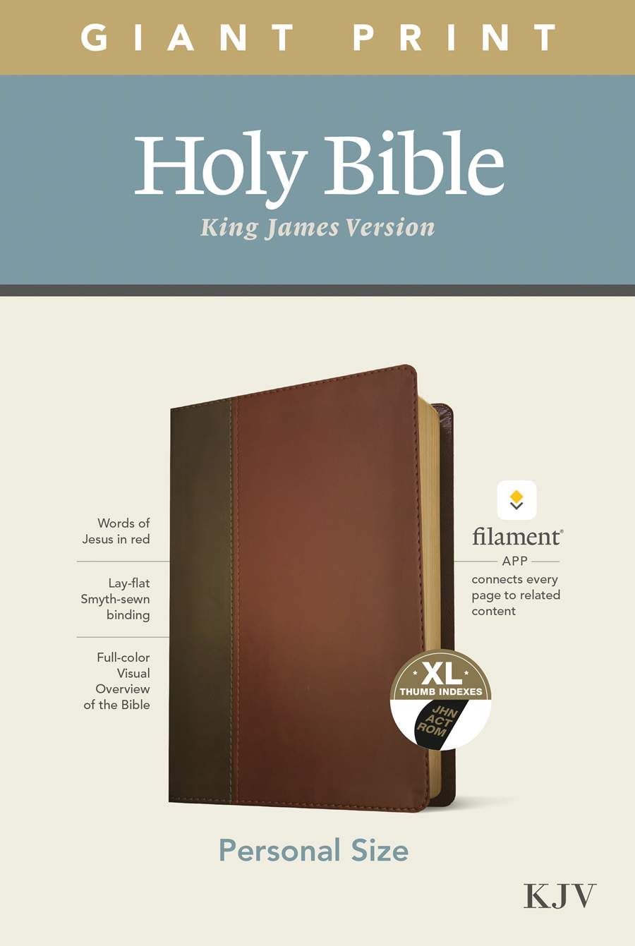 Image of KJV Personal Size Giant Print Bible, Filament Enabled Edition