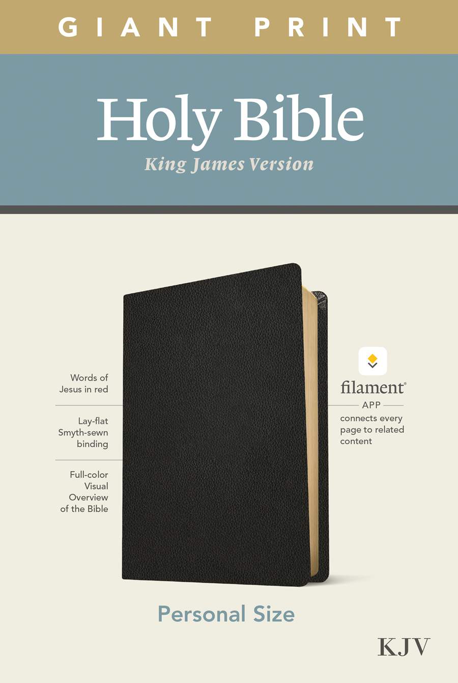 Image of KJV Personal Size Giant Print Bible, Filament Enabled