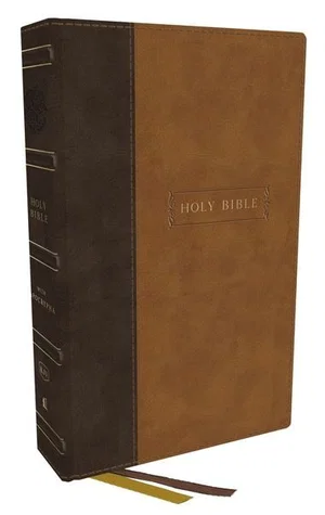 KJV Centre-Column Reference Bible with Apocrypha - Brown
