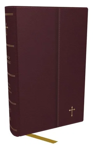 KJV Compact Reference Bible, Leatherflex, Burgundy with Flap