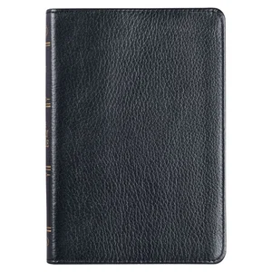 KJV Compact Bible Black Full Grain Leather