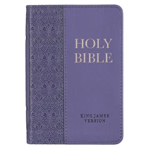KJV Purple Faux Leather Mini Pocket Bible