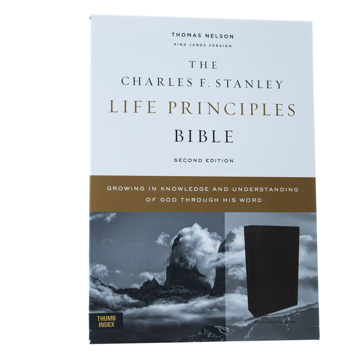 Image of KJV, Charles F. Stanley Life Principles Bible, 2nd Edition, Genuine