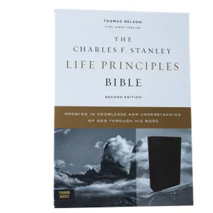 KJV, Charles F. Stanley Life Principles Bible, 2nd Edition, Genuine