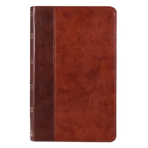 KJV Bible Giant Print Two-Tone Brown
