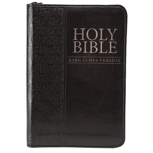 KJV Bible Pocket Black with Zipper
