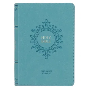 KJV LP Compact Bible Aqua Blue