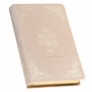 KJV Ivory Deluxe Gift Bible with Thumb Index