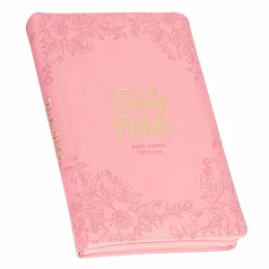 KJV Pink Bible with Thumb Index and Zippered Closure