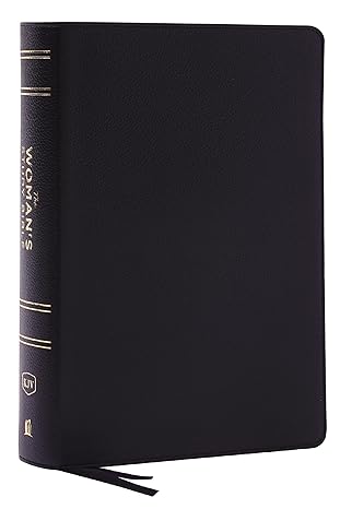 Image of KJV Woman’s Study Bible, Black Genuine Leather, Red Letter, Full-Color Edition,