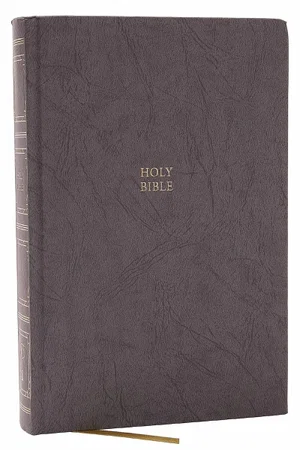 KJV Holy Bible: Paragraph-Style Large Print Thinline Grey Hardcover