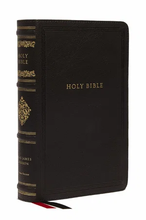 KJV Large Print Soverign Collection Black Leathersoft, Bible Indexed