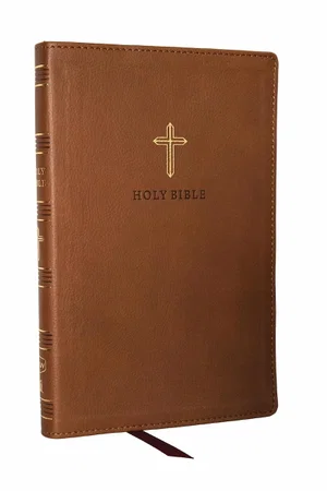 KJV Ultra Thinline Bible Brown Leathersoft, Red Letter