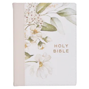 KJV Note-taking Bible Faux Leather, Floral