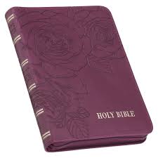 Image of KJV Maroon Faux Leather Compact Bible