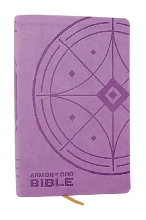 Image of KJV Armor of God Bible, Purple Leathersoft, Children’s Bible, Red Letter