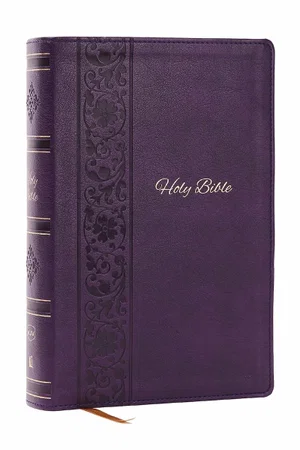 KJV Holy Bible: Personal Size Giant Print, Purple Leathersoft, Red Letter