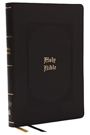 Image of KJV Holy Bible: Giant Print Thinline Bible, Black Leathersoft, Red Letter