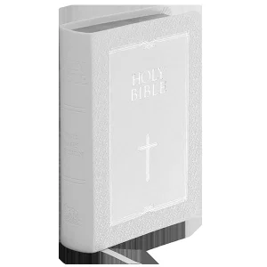 KJV Compact Bible - White Indexed