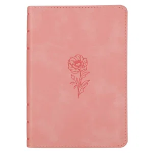 KJV Bible Compact Large Print Faux Leather, Pink