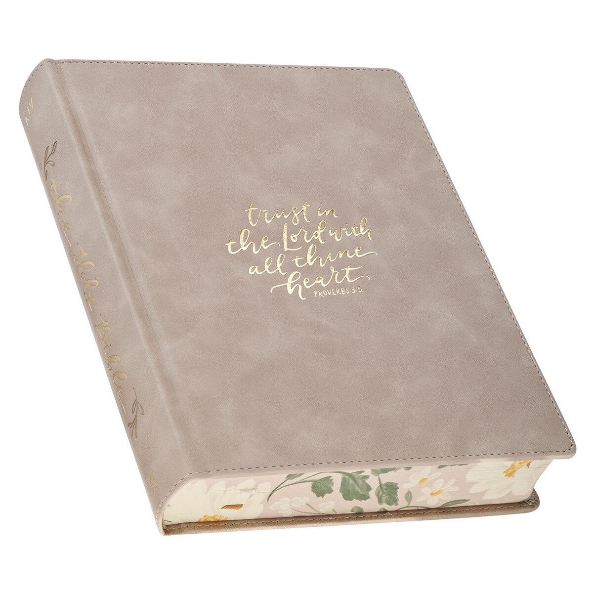 Image of KJV Bible Note-taking LP Faux Leather HC Trust the Lord, Prov. 3:5