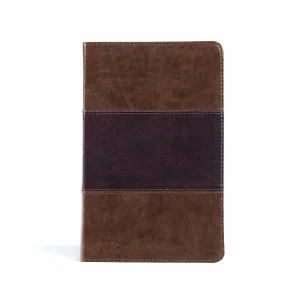 KJV Thinline Reference Bible, Saddle Brown Leathertouch