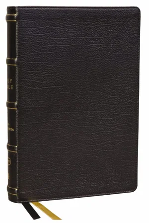 KJV Holy Bible with Apocrypha, Centre-Column Cross Reference, Genuine Leather