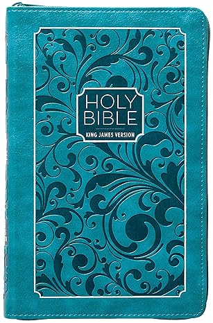 Image of KJV Holy Bible Zip Turquoise