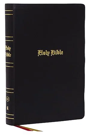 KJV Holy Bible: Super Giant Print, Black Genuine Leather, Indexed