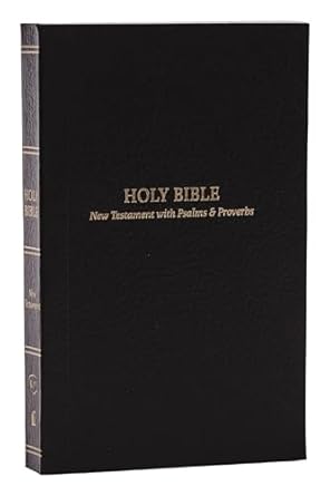 Image of KJV Holy Bible: Pocket New Testament with Psalms and Proverbs, Black Softcover