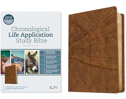 Image of KJV Chronological Life Application Study Bible, Second Edition Brown Leatherlike