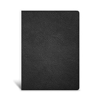 Image of KJV Single-Column Wide-Margin Bible, Black Premium Goatskin