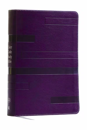 KJV Colour Code Study Bible, Revealing God's Truth Colour by Colour Purple Leather