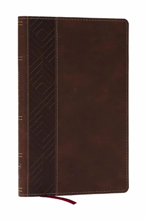 KJV Personal Size New Testament, Brown Leathersoft, Red Letter, Comfort Print